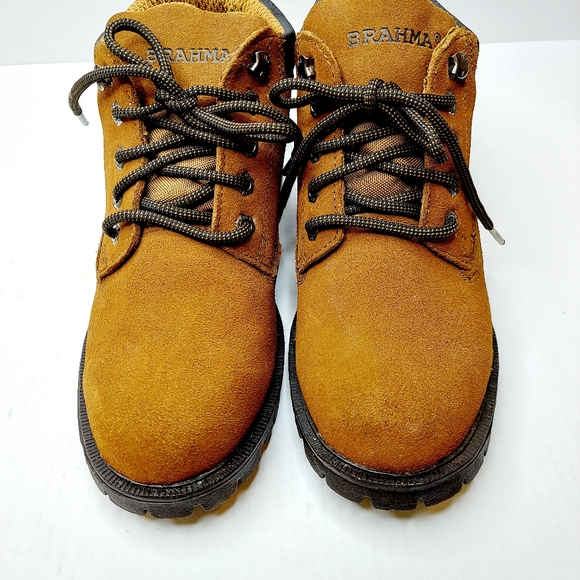 Brahma Raven Oil Resistant Waterproof Brown Ankle SZ 7.5 Hiking Work Boot NWOB - Picture 9 of 13